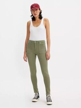 Levi’s 721 Highrise Skinny Jeans Green
